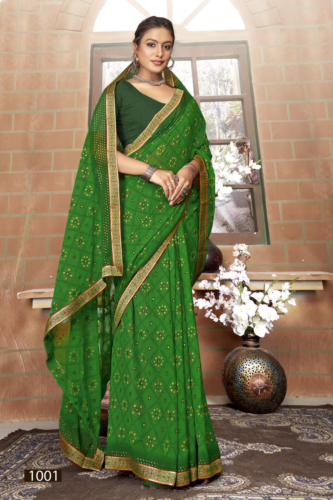 Gajban By Vallabhi Daily Wear Printed Georgette Sarees Wholesale Shop in Surat